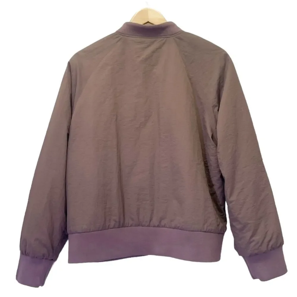 DownEast Reversible Bomber Jacket in Dusty Mauve Women’s Size XL Extra Large - Picture 2 of 10